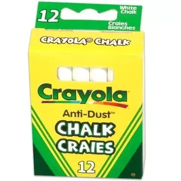 Népszerű Crayola Fehér táblakréta csomag - 12 db-os