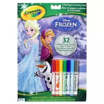 Nézd meg most Crayola Jégvarázs kifestő és foglalkoztató füzet filctollakkal