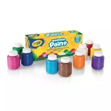 Árcsökkenés Crayola Könnyen lemosható festék - 10 db-os