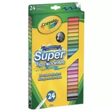 Vedd meg most Crayola Lemosható, vékonyhegyű filctoll készlet, 24 db-os -CSOMAGOLÁSSÉRÜLT