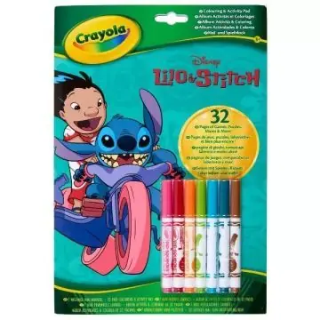 Crayola LiloStitch színező és foglalkoztató füzet Csak ma