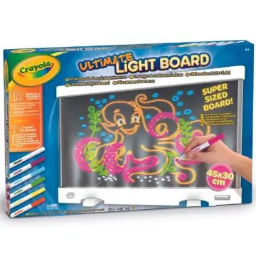 Rendeld meg most Crayola Neon világító rajztábla filctollakkal