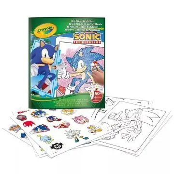 Ajánlat Crayola Sonic, a sündisznó színező matricákkal