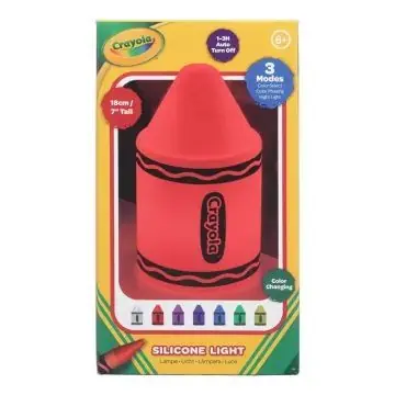 Azonnali szállítás Crayola Színváltós szilikon lámpa - újratölthető
