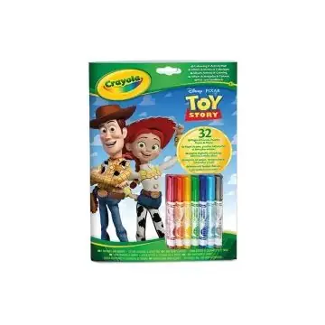Kedvezmény Crayola Toy Story 5. kifestő és foglalkoztató füzet filctollakkal