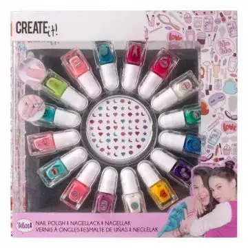 Expressz szállítás Create it! Sellő körömlakk készlet körömmatricákkal - 16 db-os