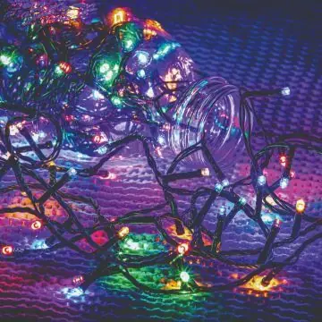 Árengedmény Dekortrend Basic Kültéri fényfüzér időzítő funkcióval, 80 LED, színes