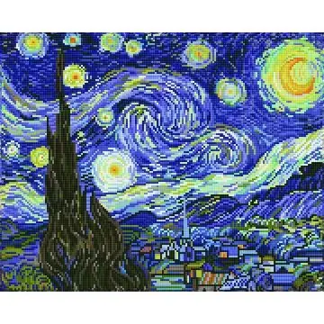 Diamond Dotz Van Gogh, Csillagos éj - 51 x 40 Olcsóbb