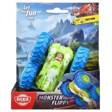 Dickie Monster Flippy átfordulós járgány, 10 cm - többféle Árcsökkenés