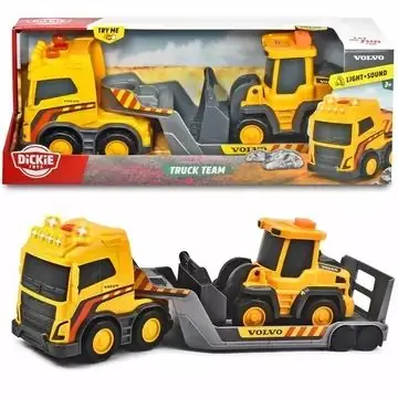 Dickie Volvo Truck Team járműszállító bobcattel Outlet