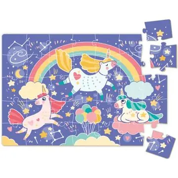 Kihagyhatatlan ajánlat Dodo Unikornisok mini puzzle - 35 darabos