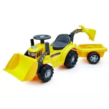 Expressz kézbesítés Écoiffier Traktor bébitaxi emelőkanállal és utánfutóval - 102 x 28 x 38 cm