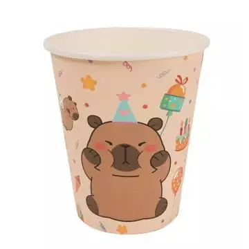 Legjobb ár Édes kapibara papírpohár - 270 ml, 10 db-os