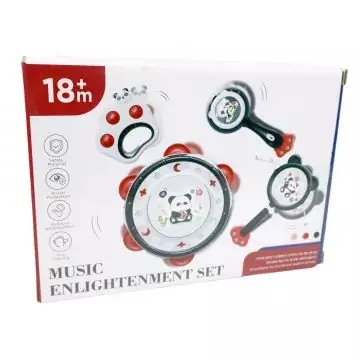 Outlet Első hangszerkészletem - panda mintás, 4 darabos