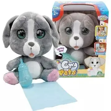 Emotion Pets Pityergő kiskutya - szürke Végkiárusítás