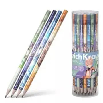 Gyors szállítás ErichKrause Manga mintás grafitceruza - HB, háromszögletű, többféle