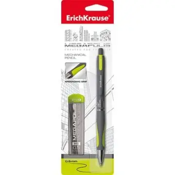 Prémium ErichKrause Megapolis nyomósirón 20 db irónbéllel - 0,5 mm