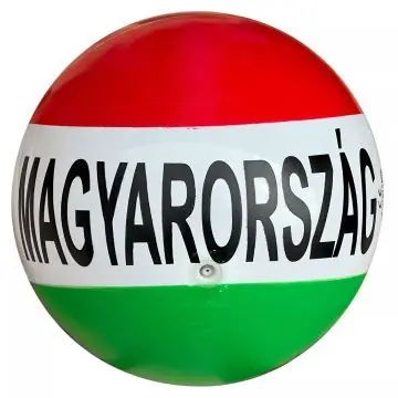 Kiárusítás Europlast Magyarország szurkolói gumilabda - 23 cm