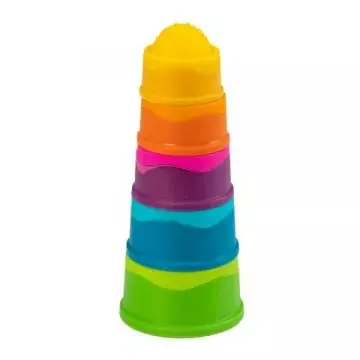 Fat Brain Toys Puha toronyépítő bébijáték Legnépszerűbb