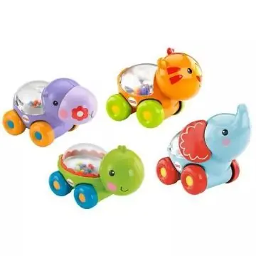 Fisher-Price Poppity guruló csörgő állatok - többféle Kihagyhatatlan ajánlat