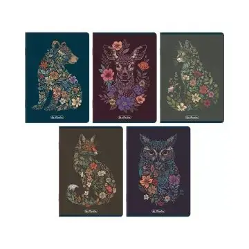 Árengedmény Florimals vonalas füzet - soft touch, A/5-ös, többféle
