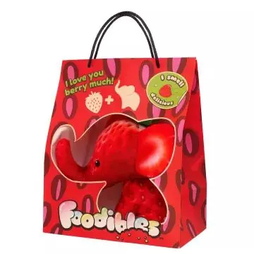 Foodibles illatos plüss Eper Fáni nagy plüssfigura - 20 cm Különleges ajánlat
