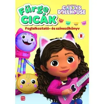 Exkluzív ajánlat Gabi babaháza Fürge cicák - Foglalkoztató és színezőkönyv