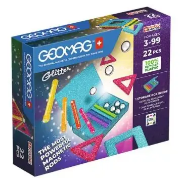 Biztonságos vásárlás Geomag Glitter 22 db-os készlet