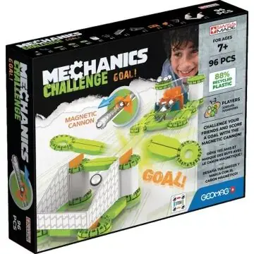 Geomag Mechanics Challenge Goal! mágneses építőjáték készlet - 96 db-os Különleges ajánlat