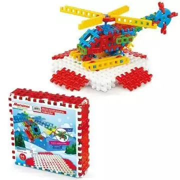 Ajánlat Gofri műanyag építőjáték szett - helikopter