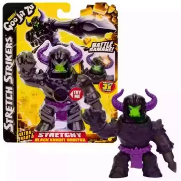 Goo Jit Zu hősei Black Knight nyúlós játékfigura Szezonális akció
