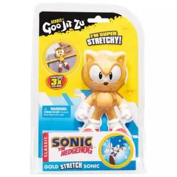 Korlátozott ajánlat Goo Jit Zu Arany Sonic nyújtható akciófigura