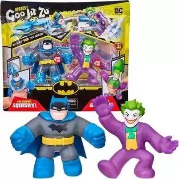 Goo Jit Zu DC Super Heroes - Batman vs Joker nyújtható akciófigurák, 2 db-os szett Rendeld meg most