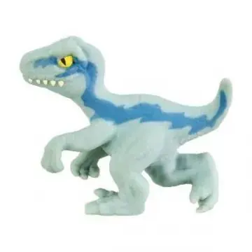 Goo Jit Zu Jurassic World nyújtható mini akciófigura - Kék Vásárlói kedvenc