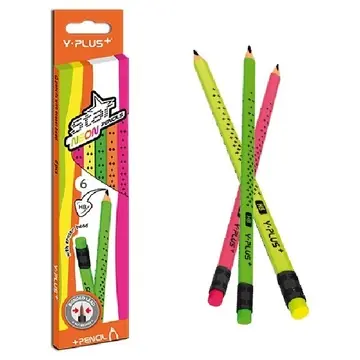 Grafitirón Y-Plus+ Star HB neon 6 db-os Kedvezmény