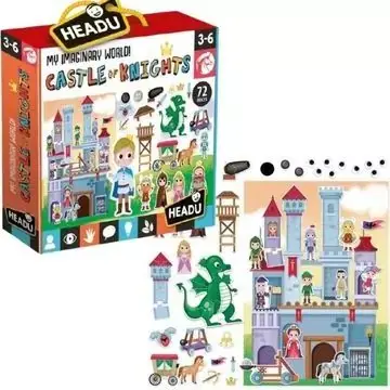 Headu A képzelet világa - lovagkastély logikai puzzle Akció