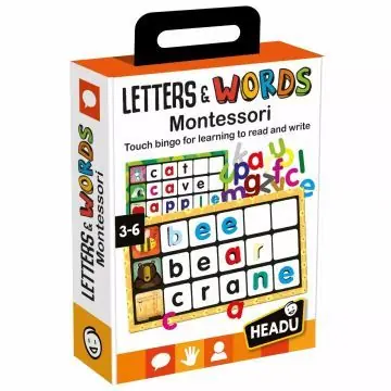 Headu Betű bingó Montessori fejlesztő játék Vásárlói kedvenc