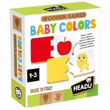 Headu Montessori Fa oktatójáték babáknak – Színek Olcsó