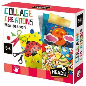 Akció Headu Montessori kollázskészítő kreatív fejlesztő készlet