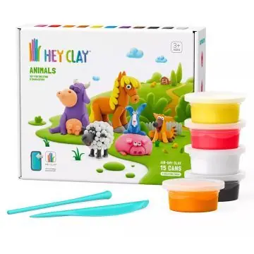 Szezonális akció Hey Clay gyurma szett Állatok