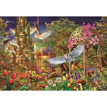 Expressz szállítás High Quality Collection Erdei fantáziakert puzzle - 1500 darabos