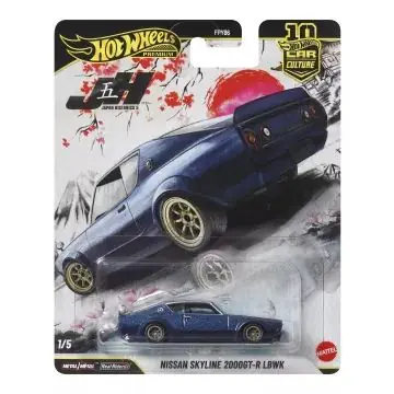 Legnépszerűbb Hot Wheels Autókultúra kisautó - Nissan Skyline 2000GT-R LBWK