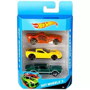 Azonnali szállítás Hot Wheels kisautók - 3 db-os készlet, többféle