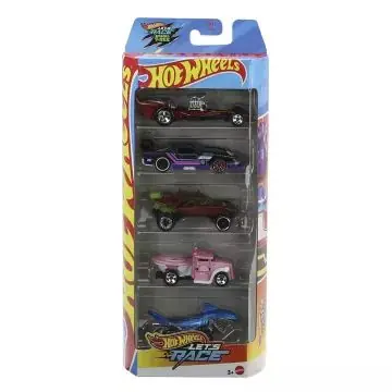 Hot Wheels kisautók Let‘S Race 5 Darabos Szett Szuper akció