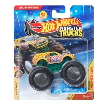 Expressz kézbesítés Hot Wheels Monster Trucks kisautó - Chili N"Hot Dogs
