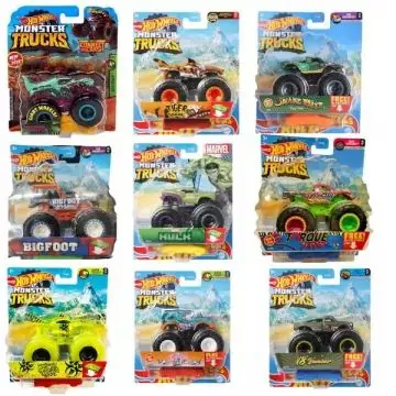 Biztonságos vásárlás Hot Wheels Monster Trucks kisautók - többféle