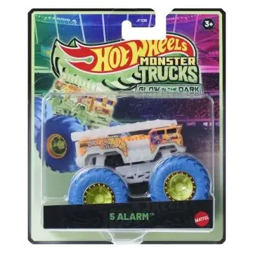 Gyors szállítás Hot Wheels Sötétben világító Monster Truck - 5 Alarm