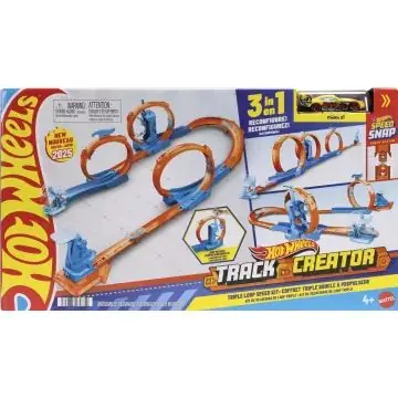 Szuper ajánlat Hot Wheels Track creator - Tripla hurok pálya