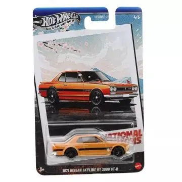 Szezonális akció Hot Wheels Vintage 1971 Nissan Skyline HT kisautó