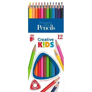 ICO Creative Kids Háromszögletű színes ceruza - 12 db-os Legnépszerűbb